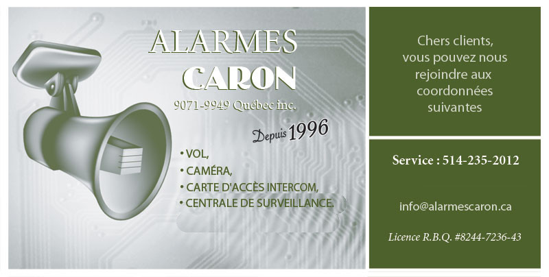 Alarmes Caron
